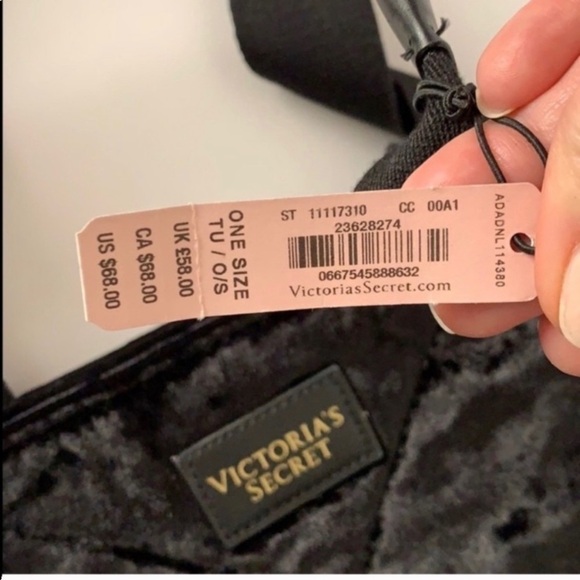 Victoria’s Secret Velvet Shoulder Tote Bag - Picture 5 of 11